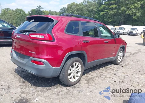 2017 Jeep Cherokee Sport Fwd из США, поврежденный, VIN 1C4PJLAB1HW541595